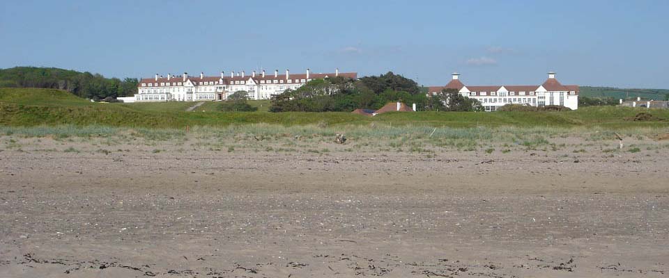 Turnberry Hotel from the beach image
