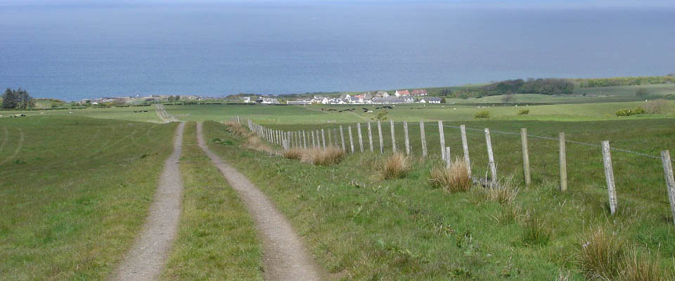 Dunure from the Hill Road image