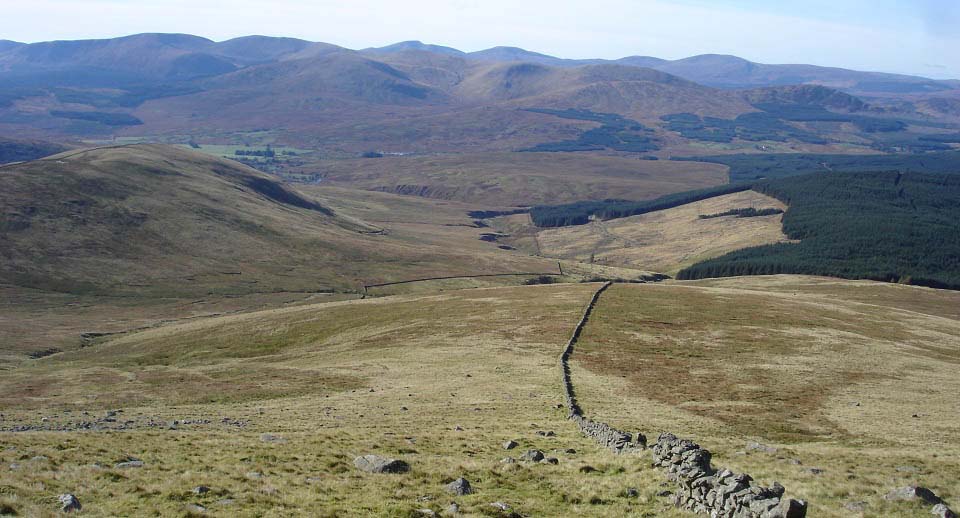 Cairnsmore of Carsphairn view west to Corserine image