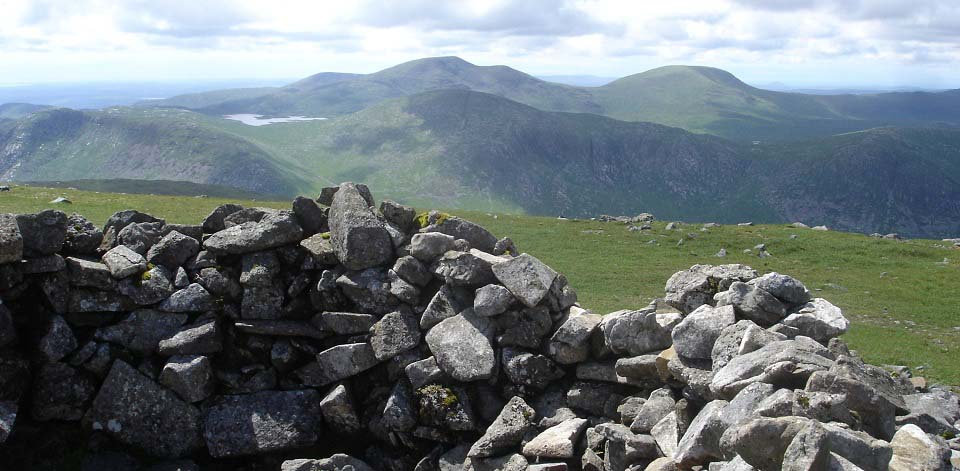 Carlin's Cairn view to The Merrick image