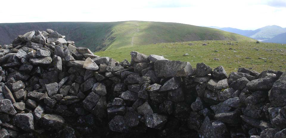 Calin's Cairn view south to Corserine image