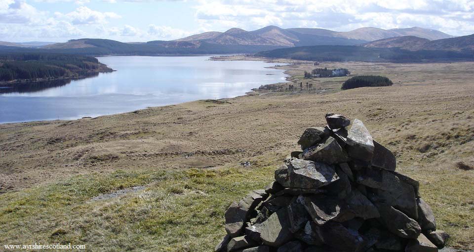 Glessel Hill view over Loch Doon image