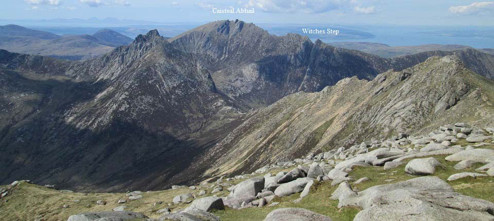 Goat Fell route to Caisteal Abhail image