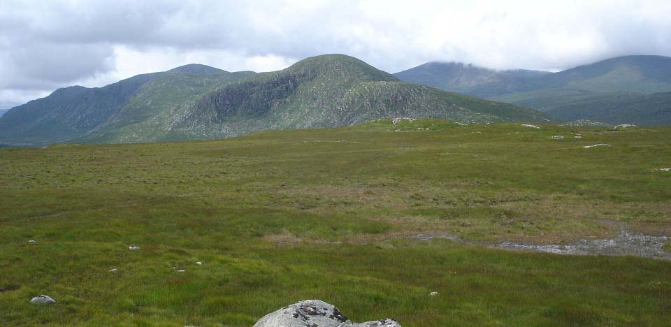 Craigmawhannal Summit looking at the Mullwarchar Range image