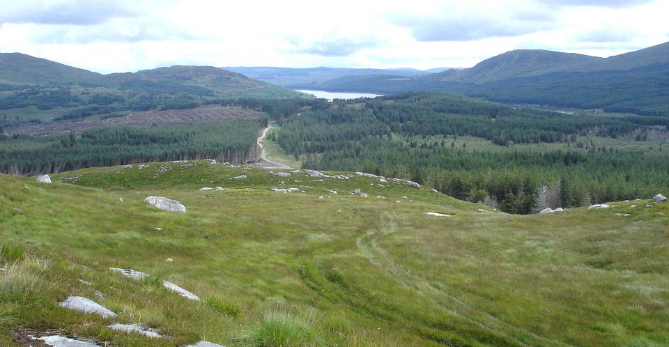 Craigmawhannal Hill view to Loch Doon image